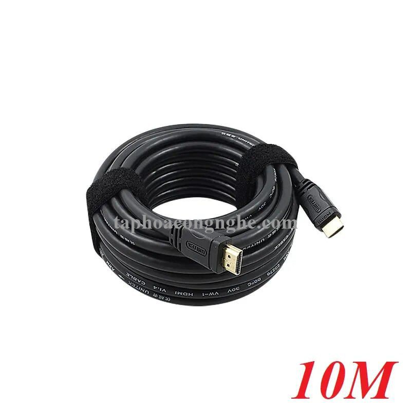 Unitek 96121 Y-C142M 4k chuẩn 1.4 dây tròn 10M Màu Đen Cáp Hdmi chống nhiễu 30096121